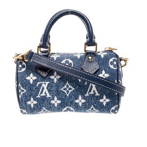 Louis Vuitton mini speedy Navy Monogram Mini Bag